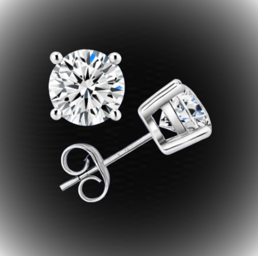 MOISSANITE EARRINGS *PASSES DIAMOND TESTER*